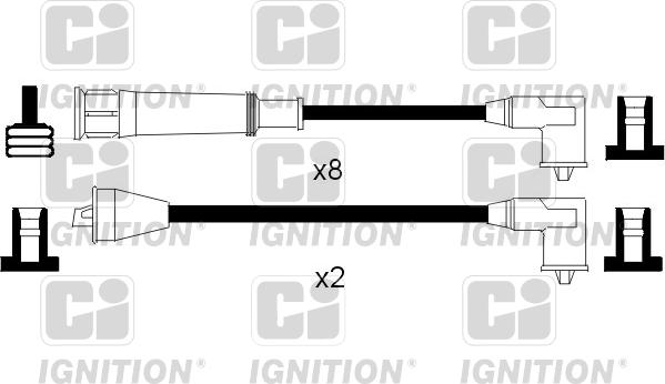 Quinton Hazell XC1033 - Комплект проводів запалювання autocars.com.ua