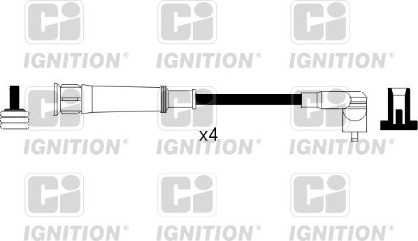 Quinton Hazell XC1039 - Комплект проводів запалювання autocars.com.ua