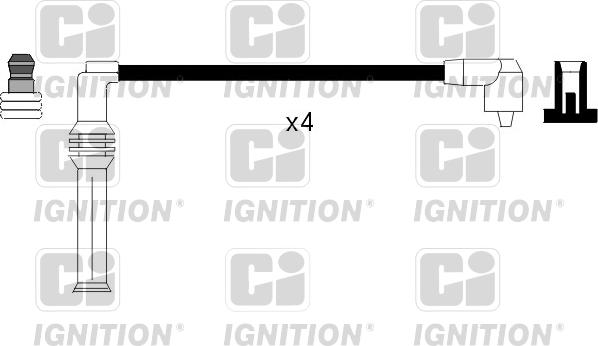 Quinton Hazell XC1045 - Комплект проводов зажигания autodnr.net