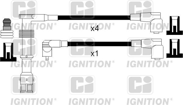 Quinton Hazell XC1046 - Комплект проводов зажигания autodnr.net