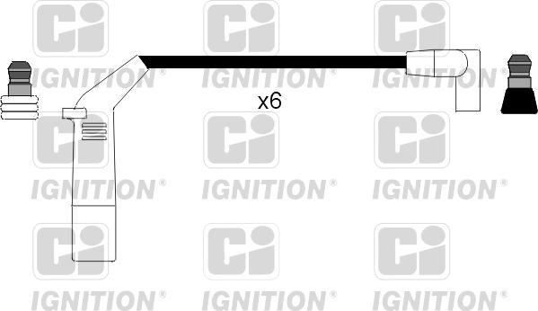 Quinton Hazell XC1048 - Комплект проводів запалювання autocars.com.ua
