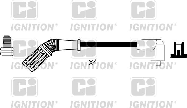 Quinton Hazell XC1055 - Комплект проводов зажигания autodnr.net