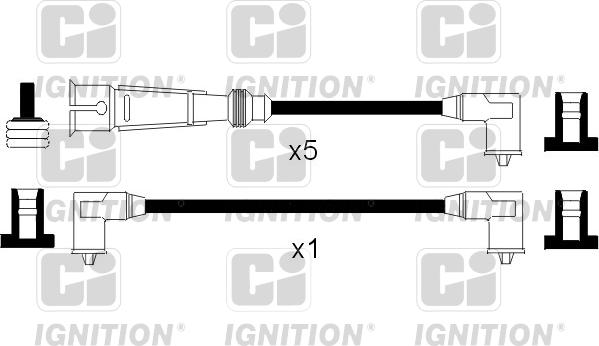 Quinton Hazell XC1060 - Комплект проводів запалювання autocars.com.ua