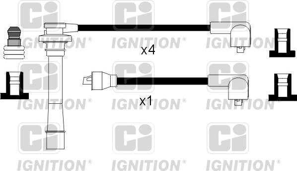 Quinton Hazell XC1061 - Комплект проводов зажигания autodnr.net