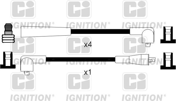 Quinton Hazell XC1079 - Комплект проводів запалювання autocars.com.ua