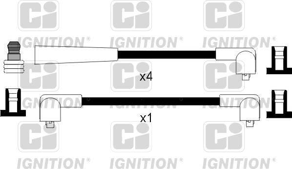 Quinton Hazell XC1082 - Комплект проводів запалювання autocars.com.ua