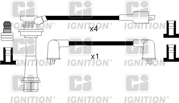 Quinton Hazell XC1083 - Комплект проводів запалювання autocars.com.ua