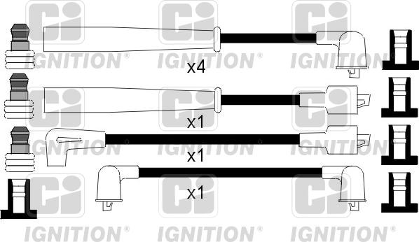 Quinton Hazell XC1085 - Комплект проводів запалювання autocars.com.ua