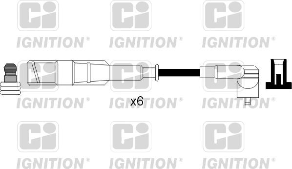 Quinton Hazell XC1088 - Комплект проводів запалювання autocars.com.ua