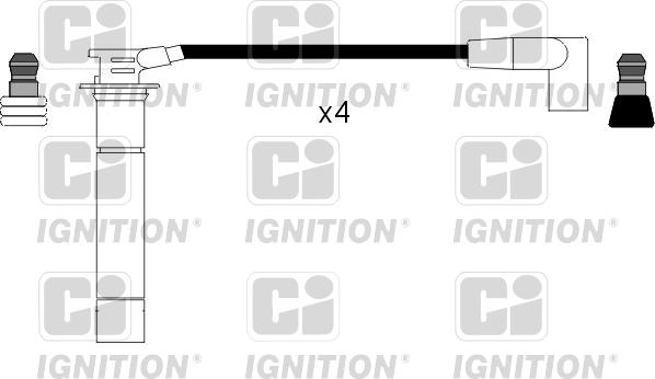 Quinton Hazell XC1104 - Комплект проводов зажигания avtokuzovplus.com.ua