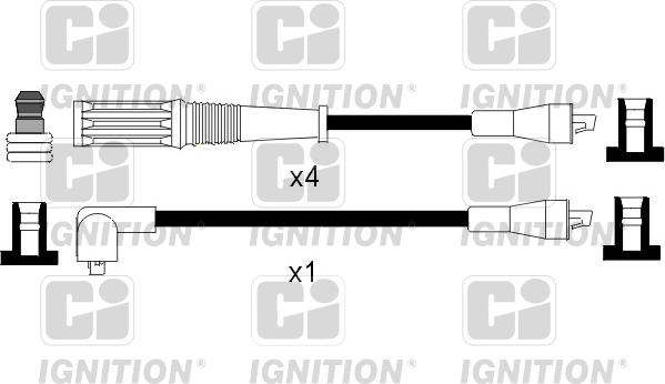 Quinton Hazell XC1112 - Комплект проводів запалювання autocars.com.ua