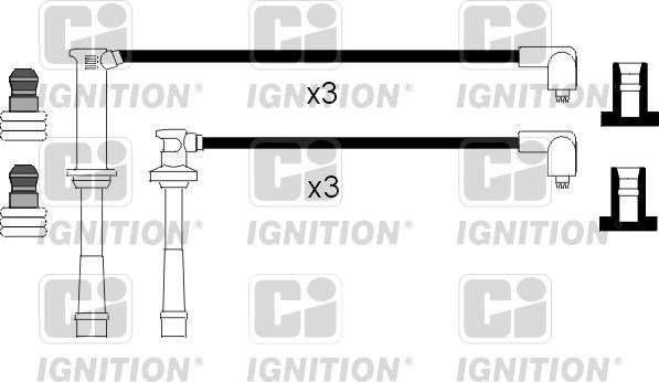 Quinton Hazell XC1115 - Комплект проводів запалювання autocars.com.ua