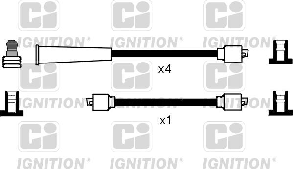 Quinton Hazell XC1117 - Комплект проводів запалювання autocars.com.ua