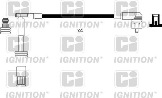 Quinton Hazell XC1121 - Комплект проводів запалювання autocars.com.ua