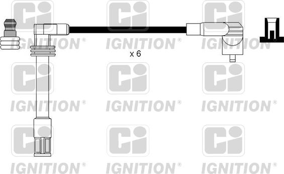 Quinton Hazell XC1122 - Комплект проводов зажигания avtokuzovplus.com.ua