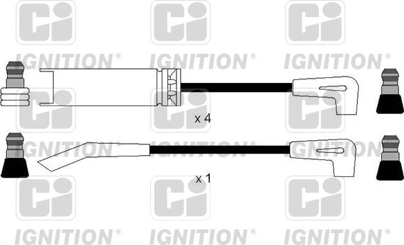 Quinton Hazell XC1127 - Комплект проводів запалювання autocars.com.ua