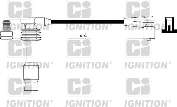 Quinton Hazell XC1138 - Комплект проводов зажигания autodnr.net