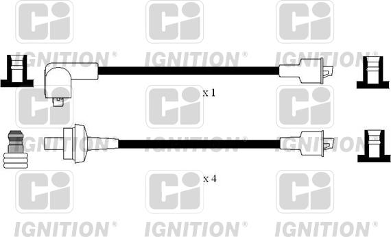 Quinton Hazell XC1140 - Комплект проводів запалювання autocars.com.ua