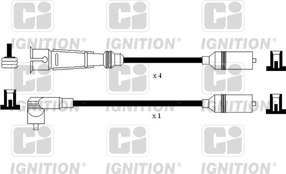 Quinton Hazell XC1142 - Комплект проводов зажигания autodnr.net