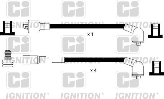 Quinton Hazell XC1144 - Комплект проводів запалювання autocars.com.ua