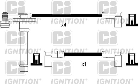 Quinton Hazell XC1146 - Комплект проводов зажигания autodnr.net