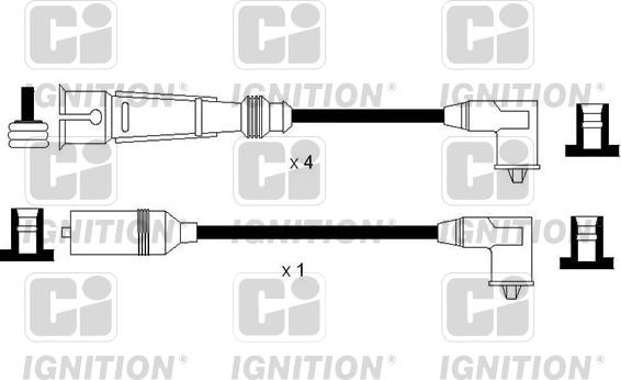 Quinton Hazell XC1160 - Комплект проводів запалювання autocars.com.ua