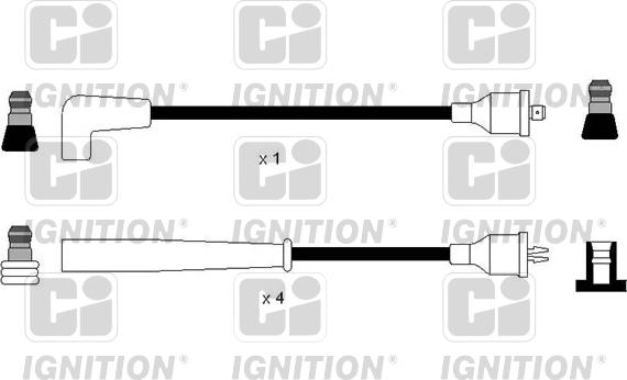 Quinton Hazell XC1166 - Комплект проводов зажигания autodnr.net