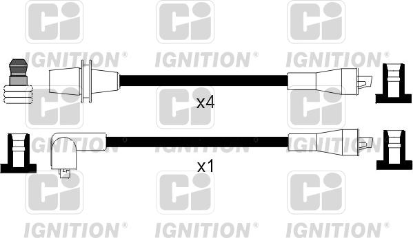 Quinton Hazell XC117 - Комплект проводів запалювання autocars.com.ua