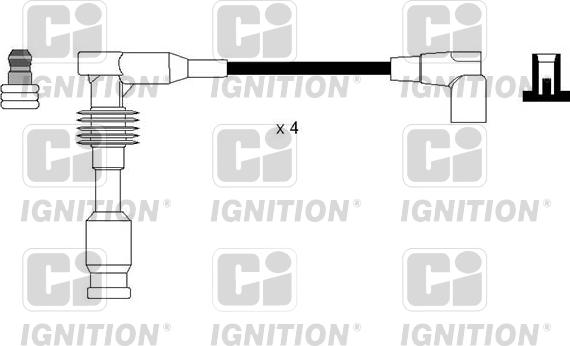 Quinton Hazell XC1185 - Комплект проводів запалювання autocars.com.ua