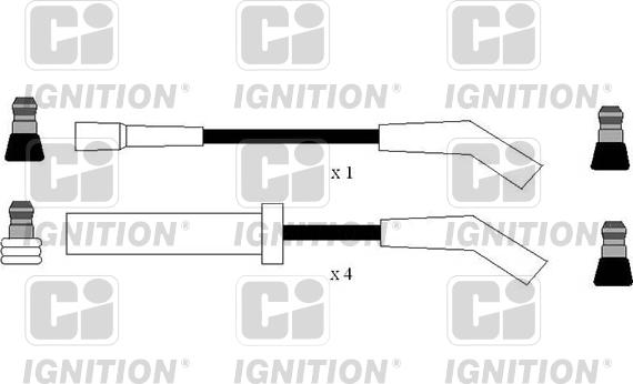 Quinton Hazell XC1190 - Комплект проводів запалювання autocars.com.ua