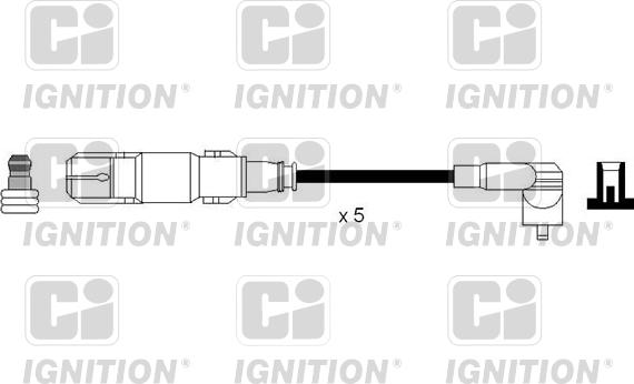 Quinton Hazell XC1195 - Комплект проводів запалювання autocars.com.ua