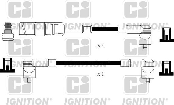Quinton Hazell XC1198 - Комплект проводів запалювання autocars.com.ua