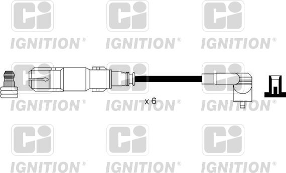 Quinton Hazell XC1203 - Комплект проводів запалювання autocars.com.ua