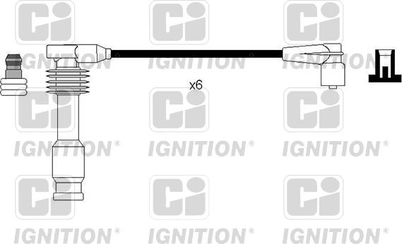 Quinton Hazell XC1211 - Комплект проводов зажигания autodnr.net