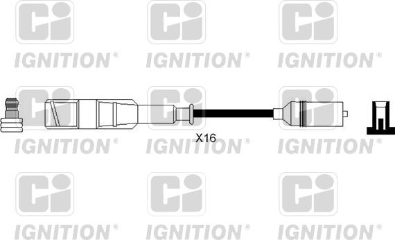 Quinton Hazell XC1225 - Комплект проводів запалювання autocars.com.ua