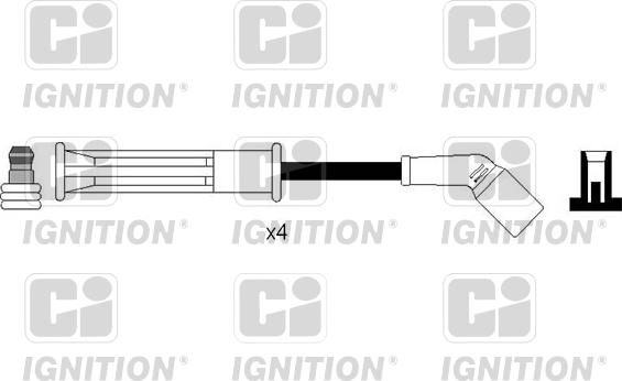 Quinton Hazell XC1234 - Комплект проводов зажигания avtokuzovplus.com.ua