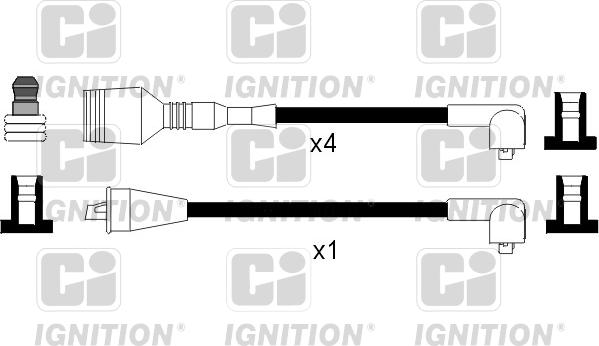 Quinton Hazell XC175 - Комплект проводів запалювання autocars.com.ua