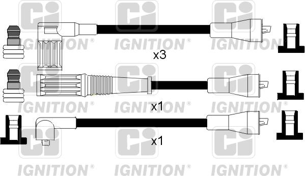 Quinton Hazell XC181 - Комплект проводів запалювання autocars.com.ua