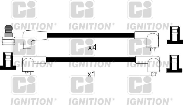 Quinton Hazell XC206 - Комплект проводів запалювання autocars.com.ua