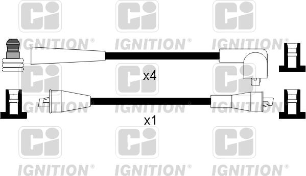 Quinton Hazell XC209 - Комплект проводов зажигания avtokuzovplus.com.ua