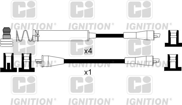 Quinton Hazell XC229 - Комплект проводов зажигания autodnr.net