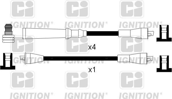 Quinton Hazell XC265 - Комплект проводов зажигания autodnr.net