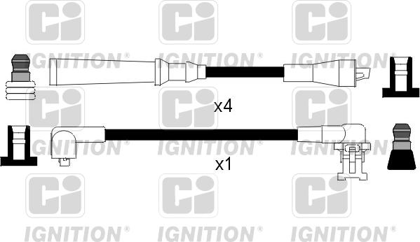 Quinton Hazell XC267 - Комплект проводов зажигания autodnr.net