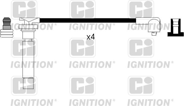 Quinton Hazell XC345 - Комплект проводов зажигания autodnr.net