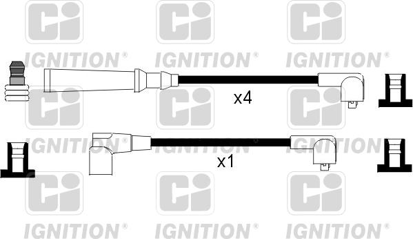 Quinton Hazell XC346 - Комплект проводів запалювання autocars.com.ua