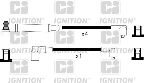 Quinton Hazell XC346 - Комплект проводов зажигания avtokuzovplus.com.ua