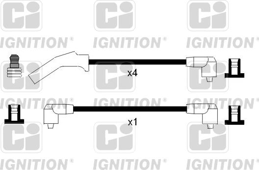 Quinton Hazell XC364 - Комплект проводів запалювання autocars.com.ua