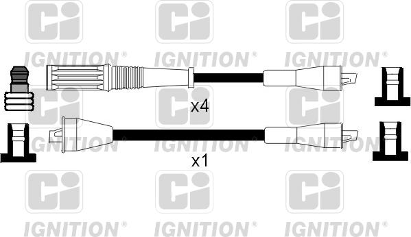 Quinton Hazell XC368 - Комплект проводів запалювання autocars.com.ua