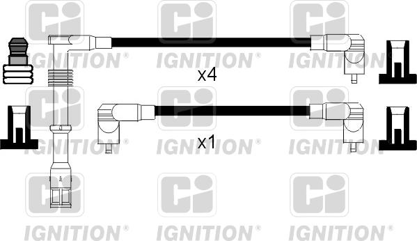 Quinton Hazell XC438 - Комплект проводов зажигания autodnr.net