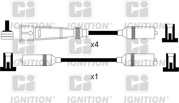 Quinton Hazell XC440 - Комплект проводов зажигания autodnr.net
